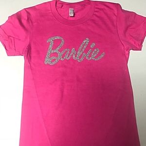 American Apparel Barbie shirt print